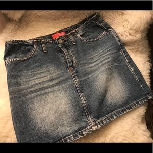 KOOKAI denim jean skirt